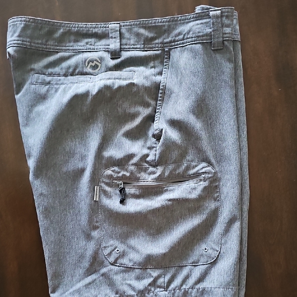 Magellan Outdoors Charcoal Shorts with Zipper Pocket